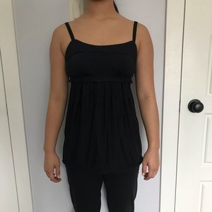 Black lululemon tank top